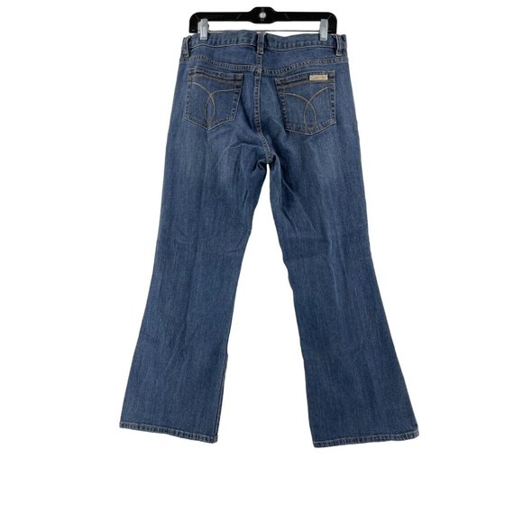 Calvin Klein Women's Jeans Flare Medium Wash Medium Rise Size 30 / 10 - Picture 3 of 12